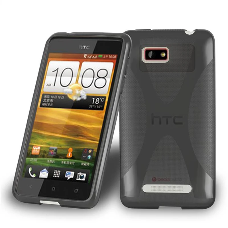Cadorabo Hülle kompatibel mit HTC ONE SU Schutzhülle aus flexiblem TPU Silikon