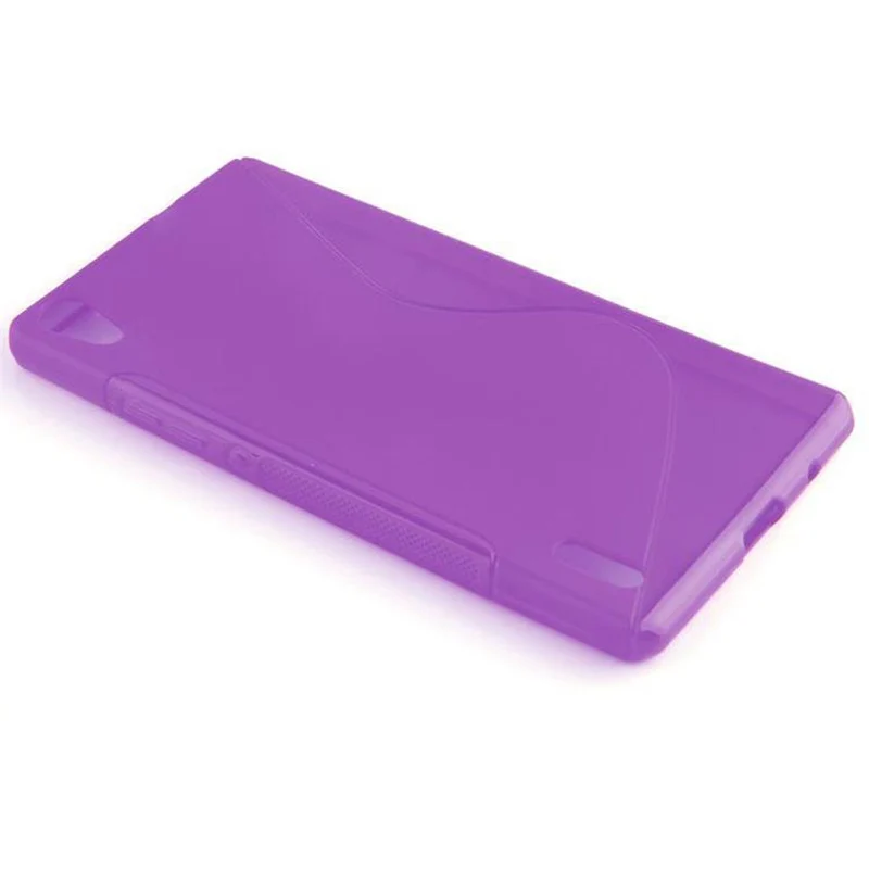 Cadorabo Hülle kompatibel mit Huawei ASCEND P7 Schutzhülle aus flexiblem TPU Silikon