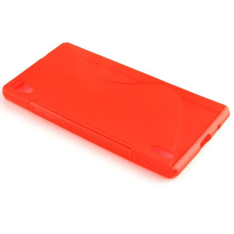 Cadorabo Hülle kompatibel mit Huawei ASCEND P7 Schutzhülle aus flexiblem TPU Silikon