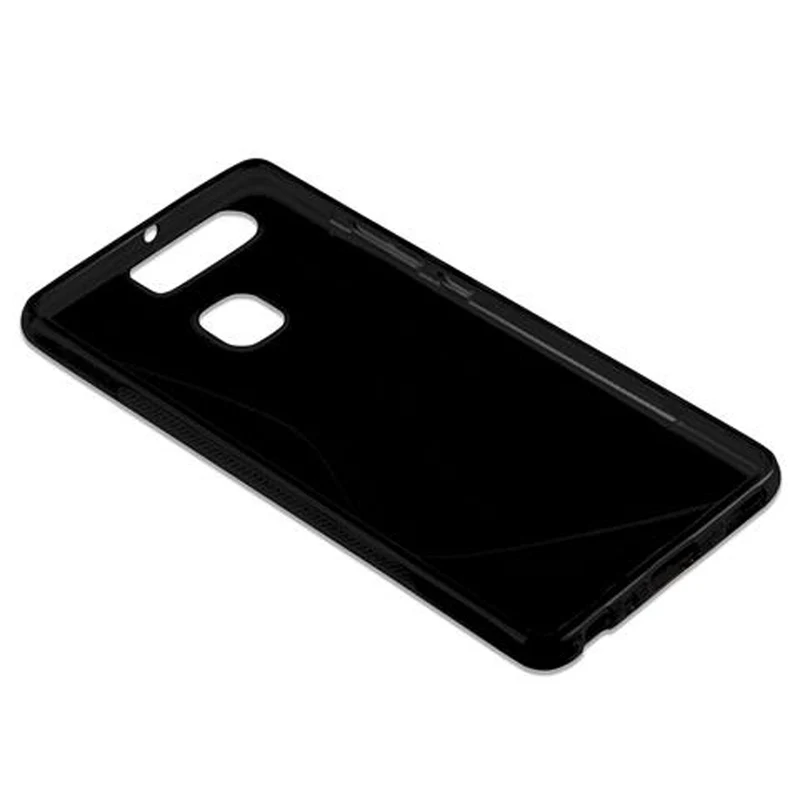 Cadorabo Hülle kompatibel mit Huawei P9 Schutzhülle aus flexiblem TPU Silikon