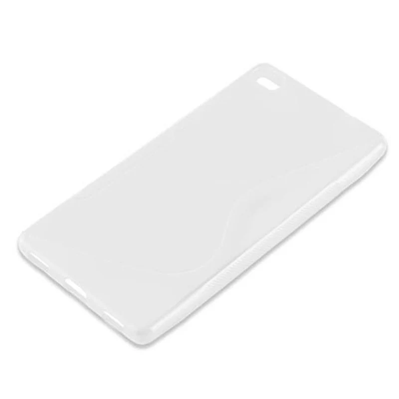 Cadorabo Hülle kompatibel mit Huawei P8 Schutzhülle aus flexiblem TPU Silikon