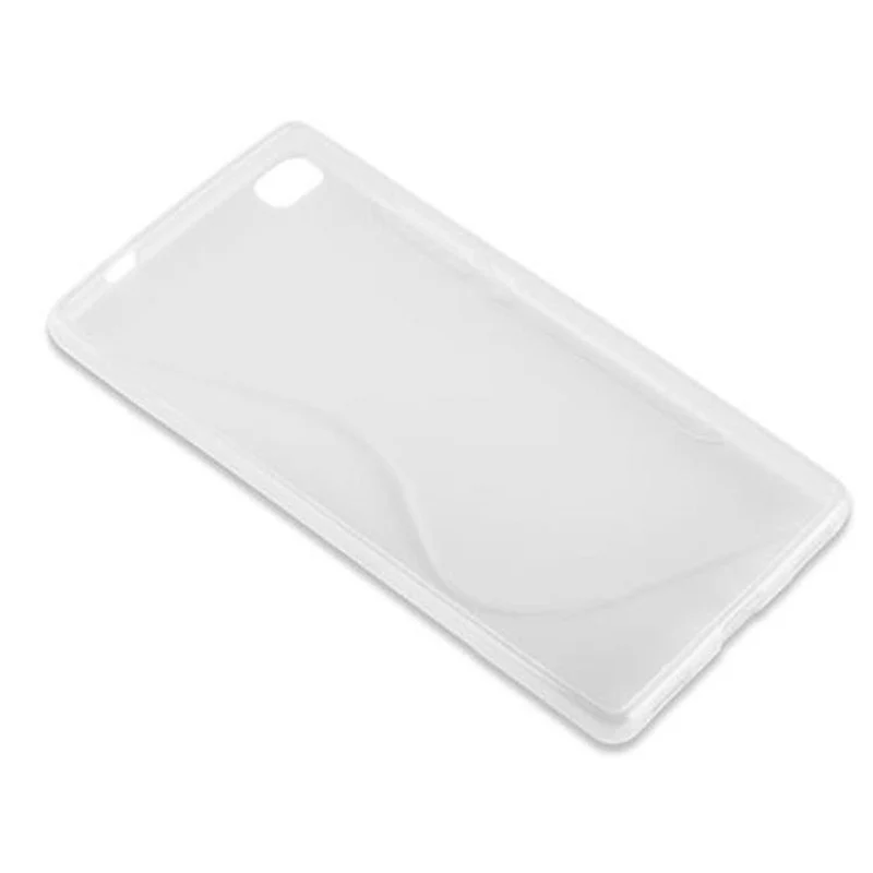 Cadorabo Hülle kompatibel mit Huawei P8 Schutzhülle aus flexiblem TPU Silikon