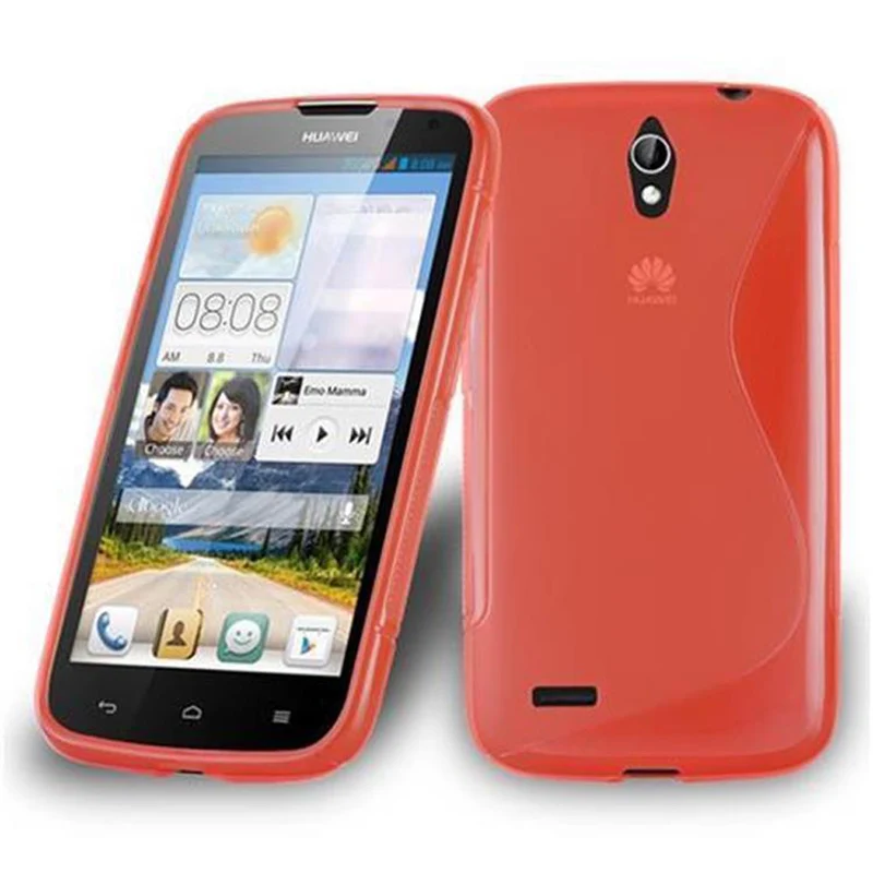 Cadorabo Hülle kompatibel mit Huawei ASCEND G610 Schutzhülle aus flexiblem TPU Silikon