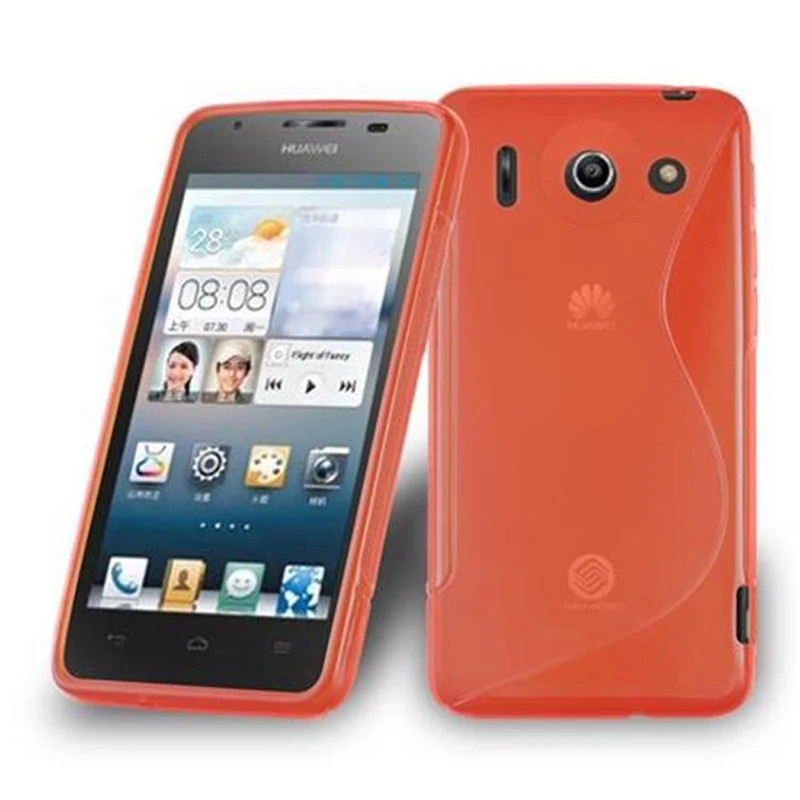 Cadorabo Hülle kompatibel mit Huawei ASCEND G510 / G520 / G525 Schutzhülle aus flexiblem TPU Silikon