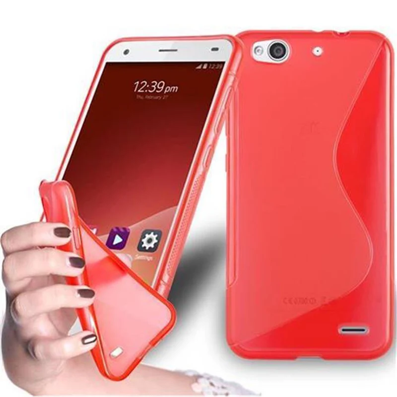 Cadorabo Hülle kompatibel mit ZTE Blade S6 LUX Schutzhülle aus flexiblem TPU Silikon