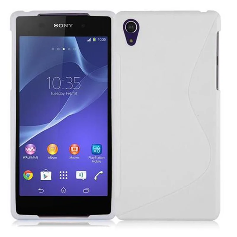 Cadorabo Hülle kompatibel mit Sony Xperia Z2 Schutzhülle aus flexiblem TPU Silikon