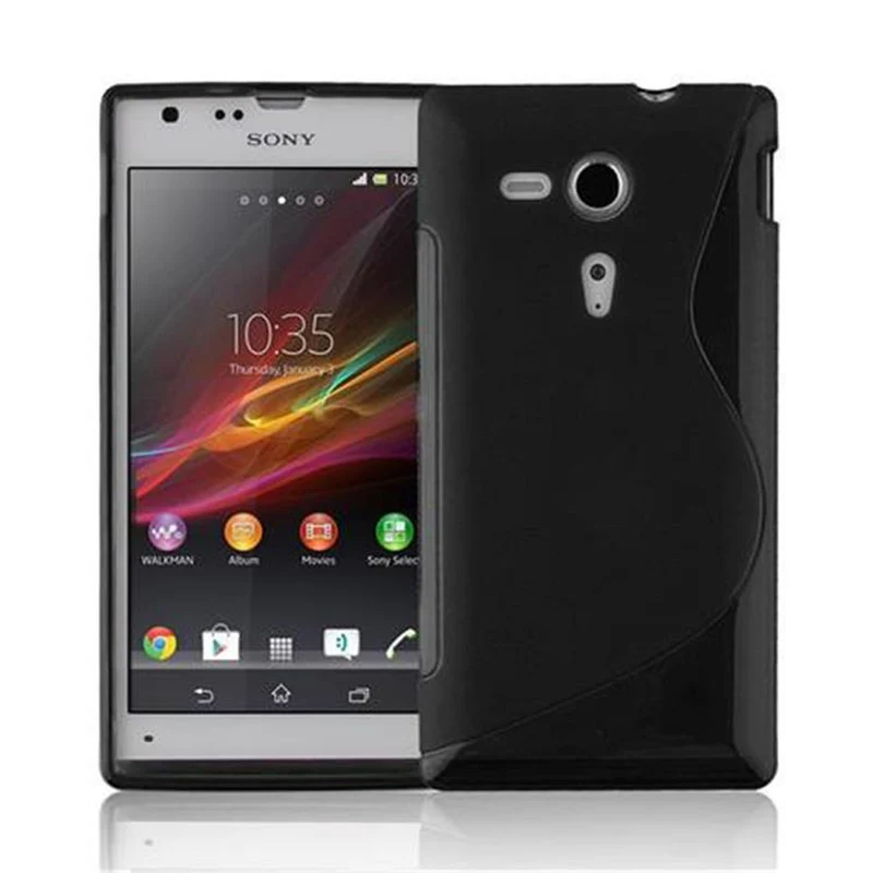 Cadorabo Hülle kompatibel mit Sony Xperia SP Schutzhülle aus flexiblem TPU Silikon