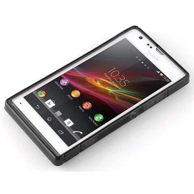 Cadorabo Hülle kompatibel mit Sony Xperia SP Schutzhülle aus flexiblem TPU Silikon