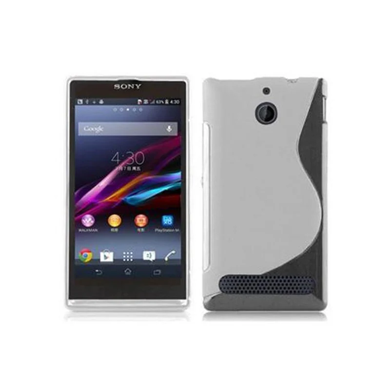 Cadorabo Hülle kompatibel mit Sony Xperia E1 Schutzhülle aus flexiblem TPU Silikon