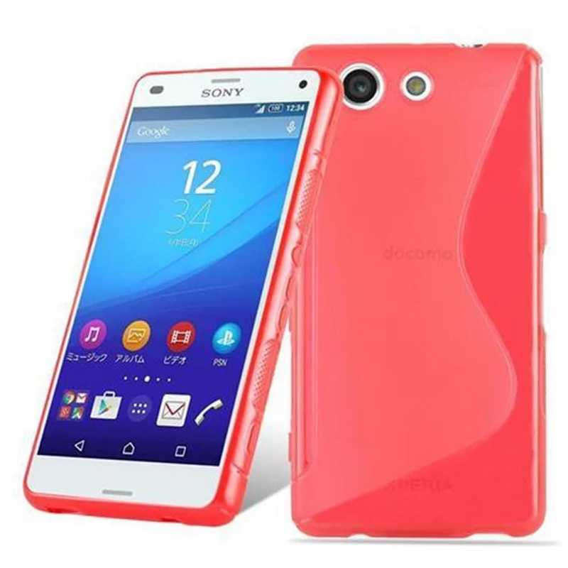 Cadorabo Hülle kompatibel mit Sony Xperia Z4 MINI / Z3 PLUS COMPACT Schutzhülle aus flexiblem TPU Silikon