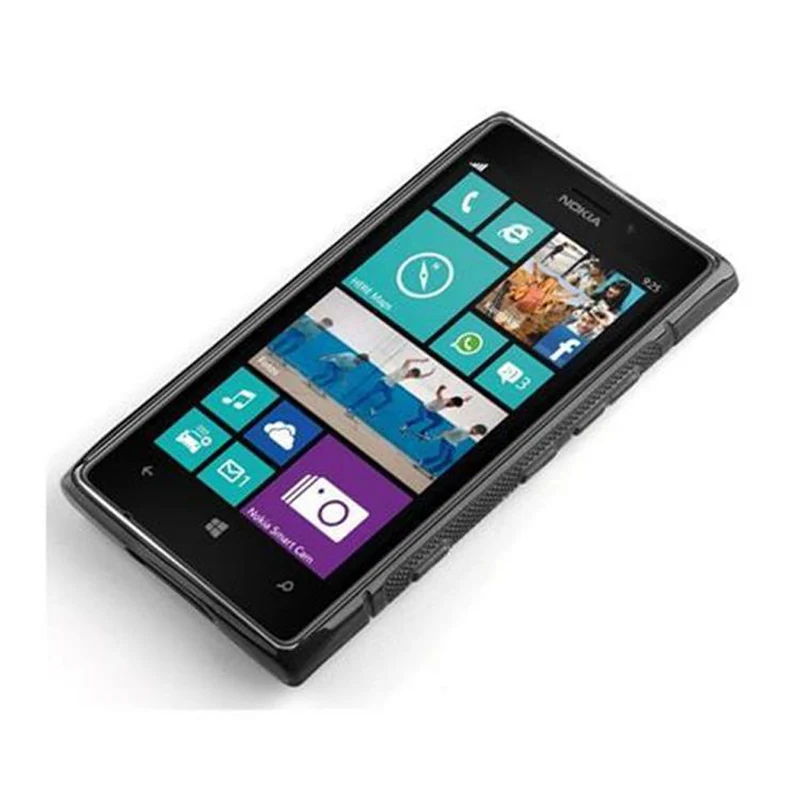 Cadorabo Hülle kompatibel mit Nokia Lumia 925 Schutzhülle aus flexiblem TPU Silikon