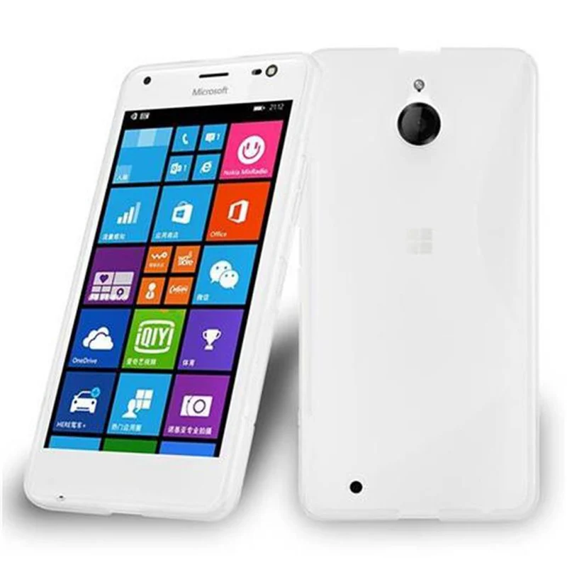 Cadorabo Hülle kompatibel mit Nokia Lumia 850 Schutzhülle aus flexiblem TPU Silikon