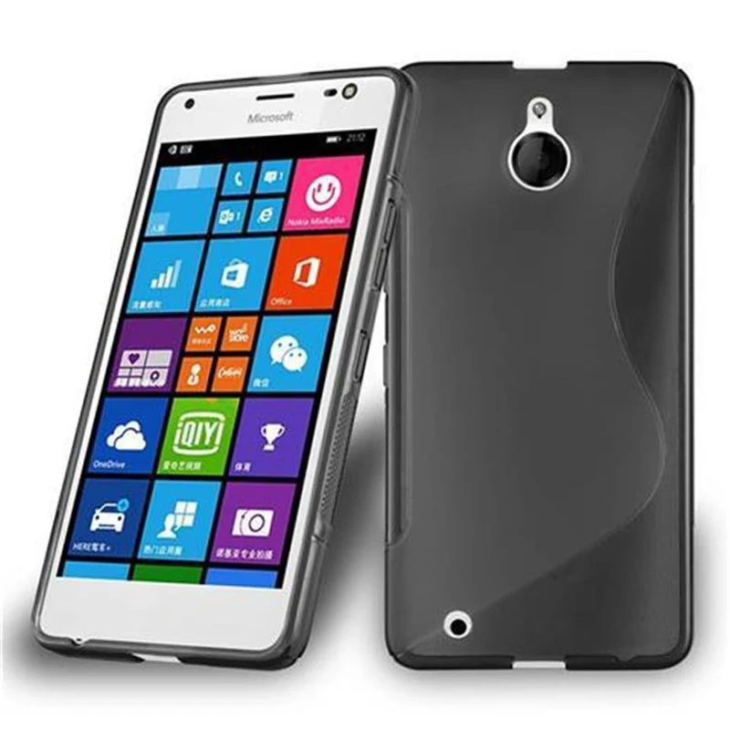 Cadorabo Hülle kompatibel mit Nokia Lumia 850 Schutzhülle aus flexiblem TPU Silikon