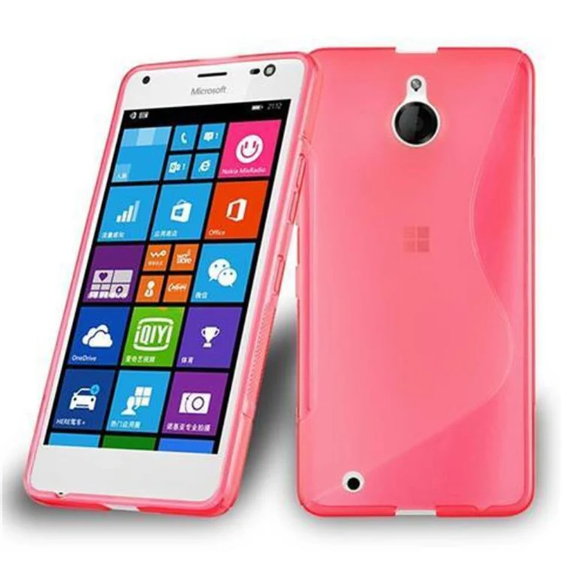 Cadorabo Hülle kompatibel mit Nokia Lumia 850 Schutzhülle aus flexiblem TPU Silikon