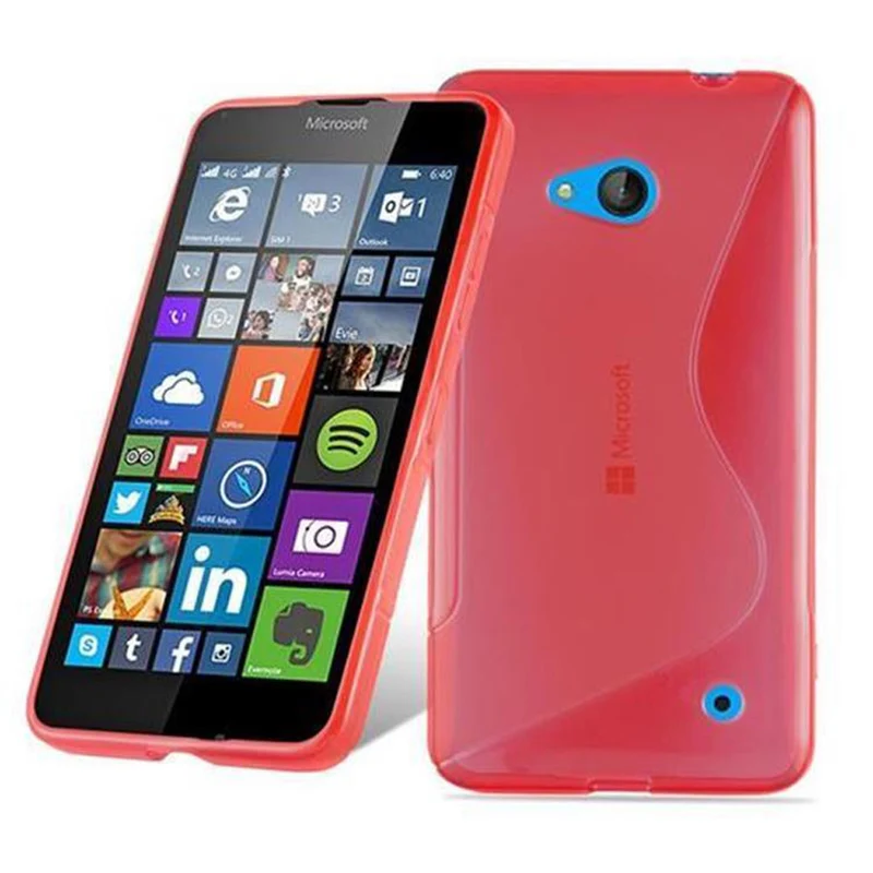 Cadorabo Hülle kompatibel mit Nokia Lumia 640 Schutzhülle aus flexiblem TPU Silikon