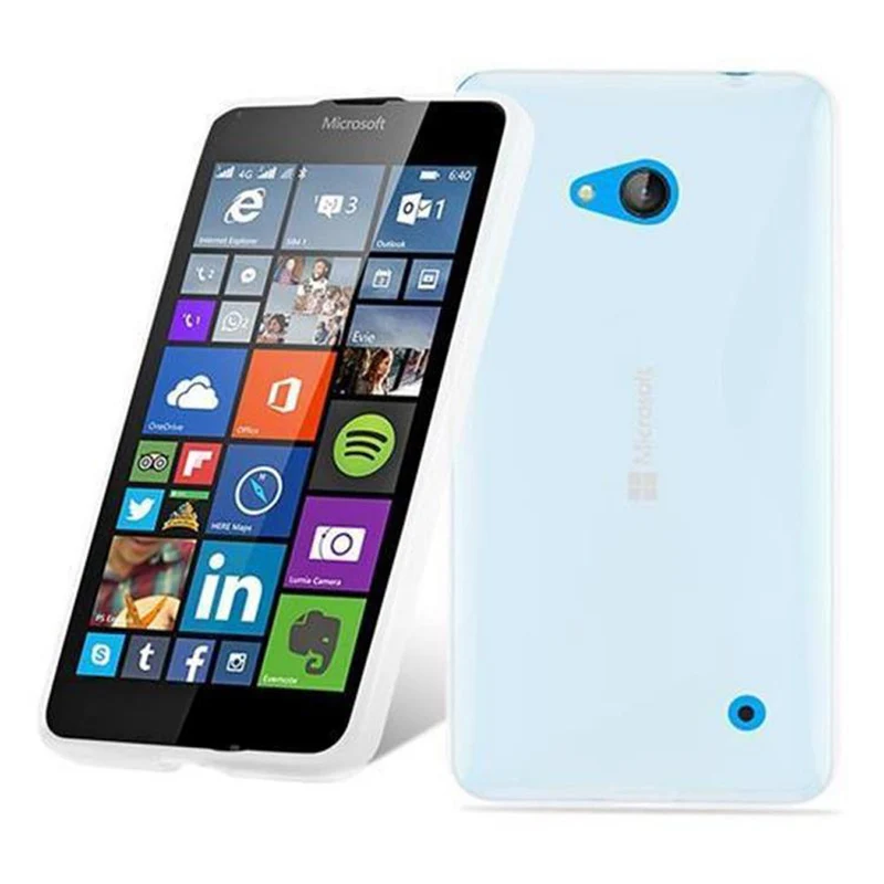Cadorabo Hülle kompatibel mit Nokia Lumia 640 Schutzhülle aus flexiblem TPU Silikon