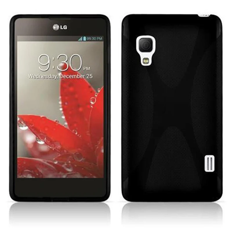 Cadorabo Hülle kompatibel mit LG L5 II (2. SIM) Schutzhülle aus flexiblem TPU Silikon