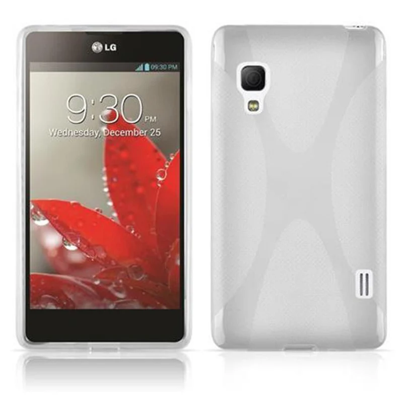 Cadorabo Hülle kompatibel mit LG L5 II (2. SIM) Schutzhülle aus flexiblem TPU Silikon