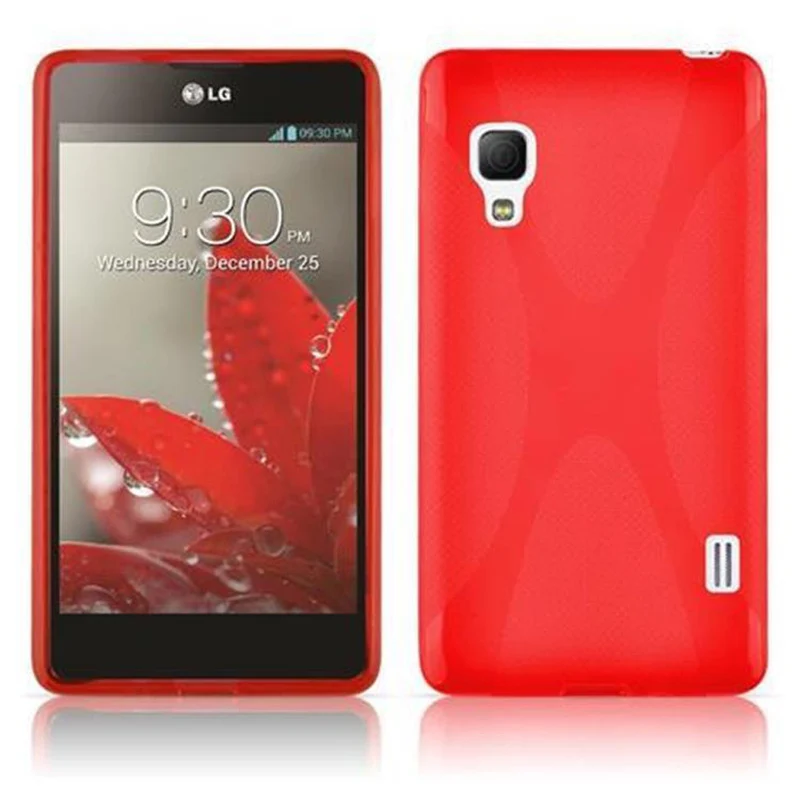 Cadorabo Hülle kompatibel mit LG L5 II (2. SIM) Schutzhülle aus flexiblem TPU Silikon