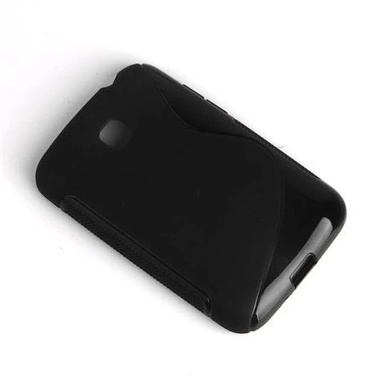 Cadorabo Hülle kompatibel mit LG L3 II (1. SIM) Schutzhülle aus flexiblem TPU Silikon