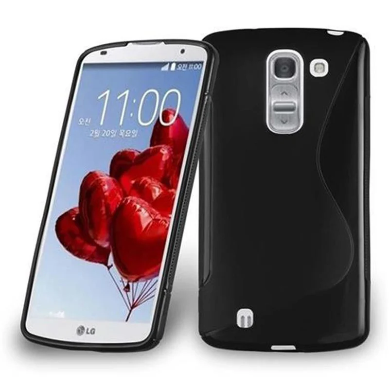 Cadorabo Hülle kompatibel mit LG OPTIMUS G PRO 2 Schutzhülle aus flexiblem TPU Silikon