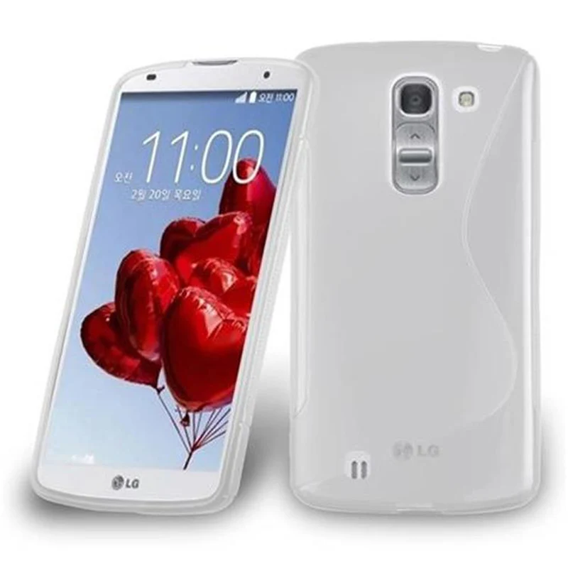 Cadorabo Hülle kompatibel mit LG OPTIMUS G PRO 2 Schutzhülle aus flexiblem TPU Silikon