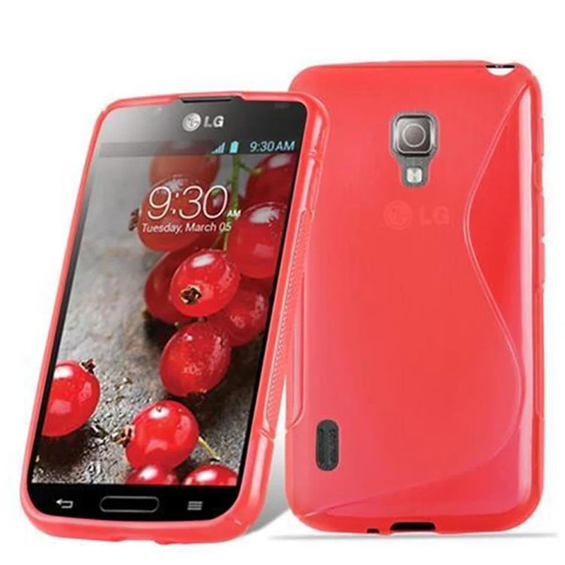 Cadorabo Hülle kompatibel mit LG L5 II (2. SIM) Schutzhülle aus flexiblem TPU Silikon