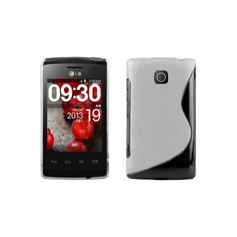 Cadorabo Hülle kompatibel mit LG L1 II Schutzhülle aus flexiblem TPU Silikon