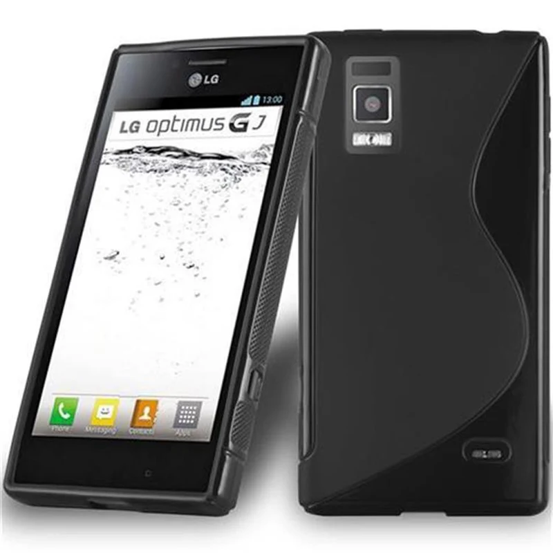 Cadorabo Hülle kompatibel mit LG OPTIMUS GJ Schutzhülle aus flexiblem TPU Silikon