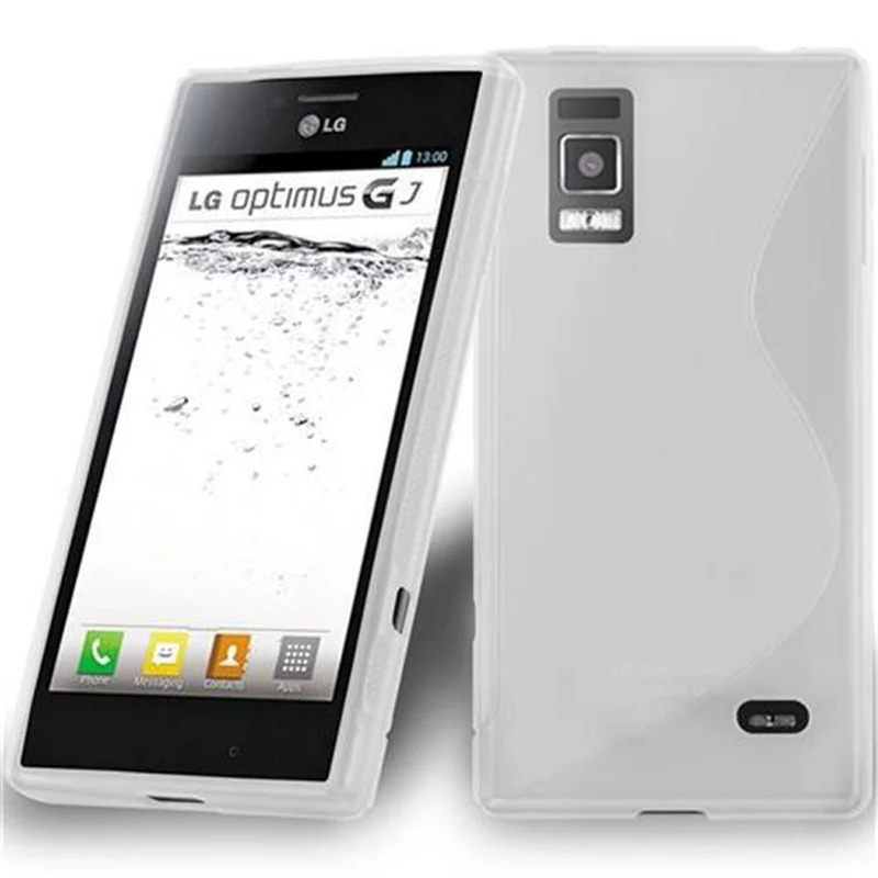 Cadorabo Hülle kompatibel mit LG OPTIMUS GJ Schutzhülle aus flexiblem TPU Silikon