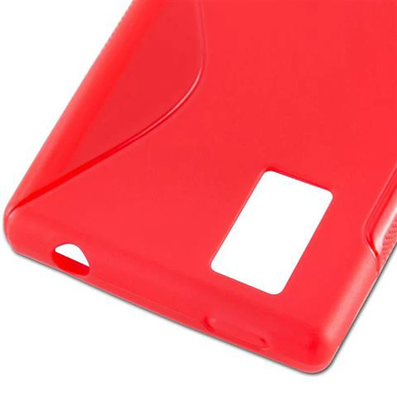 Cadorabo Hülle kompatibel mit LG OPTIMUS GJ Schutzhülle aus flexiblem TPU Silikon