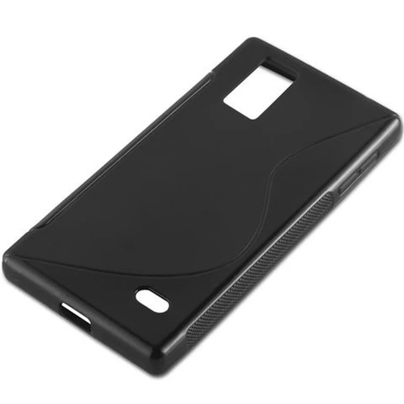 Cadorabo Hülle kompatibel mit LG OPTIMUS GJ Schutzhülle aus flexiblem TPU Silikon