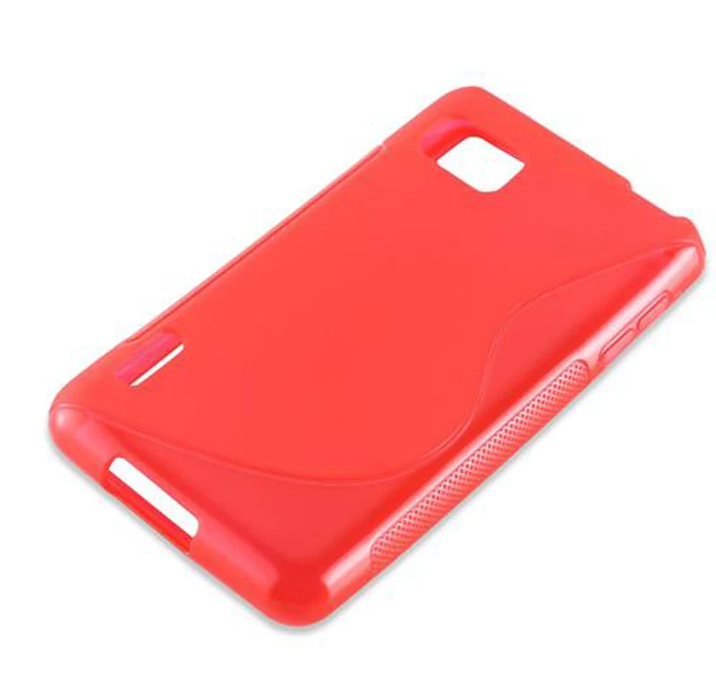 Cadorabo Hülle kompatibel mit LG OPTIMUS F3 Schutzhülle aus flexiblem TPU Silikon