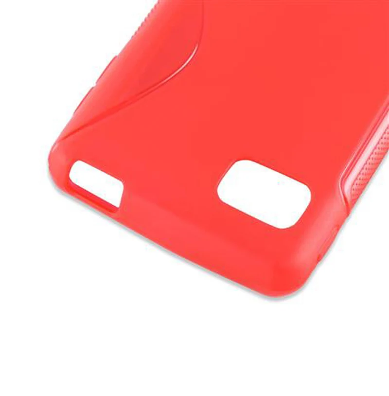 Cadorabo Hülle kompatibel mit LG OPTIMUS F3 Schutzhülle aus flexiblem TPU Silikon