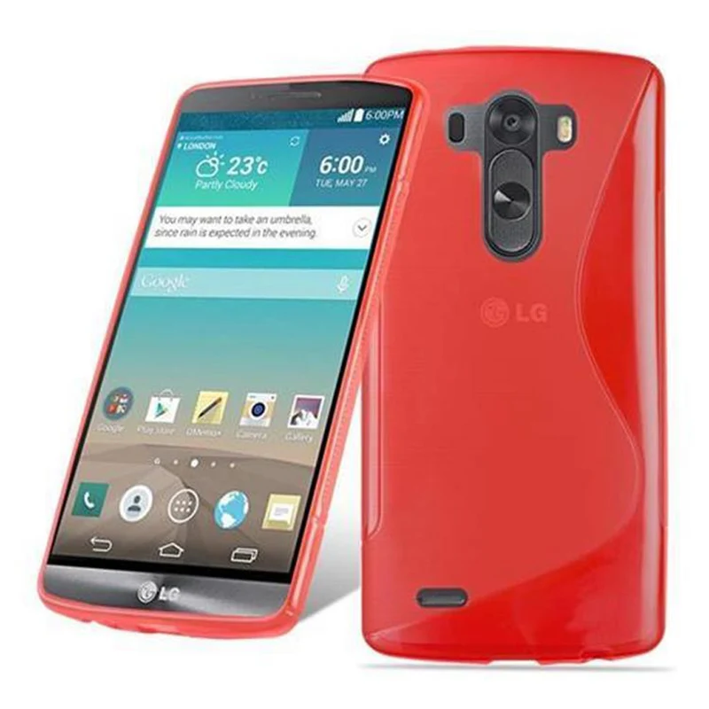 Cadorabo Hülle kompatibel mit LG G3 STYLUS Schutzhülle aus flexiblem TPU Silikon