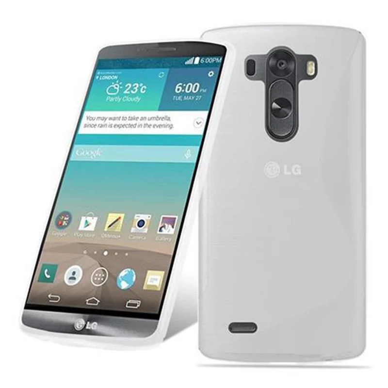 Cadorabo Hülle kompatibel mit LG G3 STYLUS Schutzhülle aus flexiblem TPU Silikon
