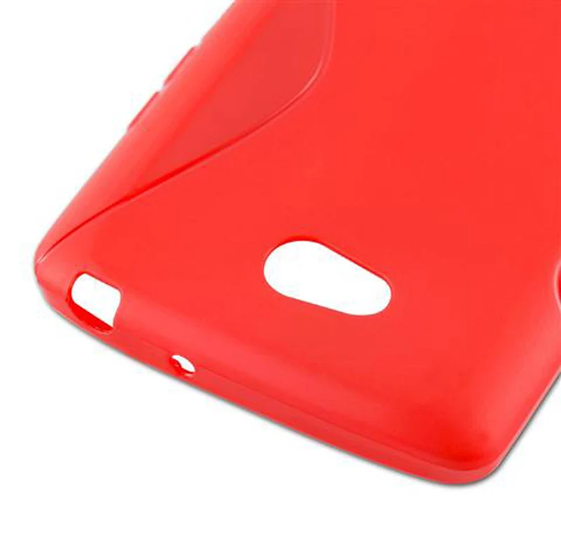 Cadorabo Hülle kompatibel mit LG L80 Schutzhülle aus flexiblem TPU Silikon