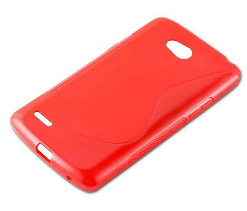 Cadorabo Hülle kompatibel mit LG L80 Schutzhülle aus flexiblem TPU Silikon