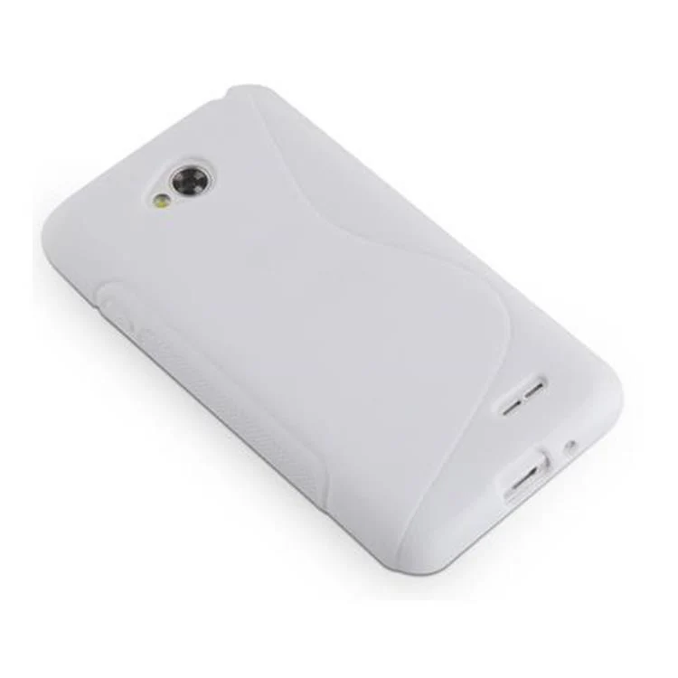 Cadorabo Hülle kompatibel mit LG L70 (1. SIM) Schutzhülle aus flexiblem TPU Silikon