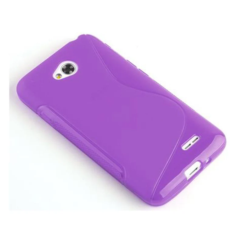 Cadorabo Hülle kompatibel mit LG L70 (1. SIM) Schutzhülle aus flexiblem TPU Silikon
