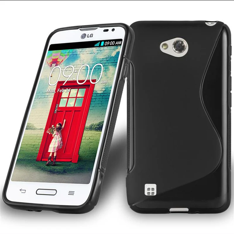 Cadorabo Hülle kompatibel mit LG L50 Schutzhülle aus flexiblem TPU Silikon