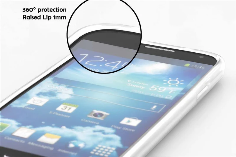 Cadorabo Hülle kompatibel mit LG L50 Schutzhülle aus flexiblem TPU Silikon