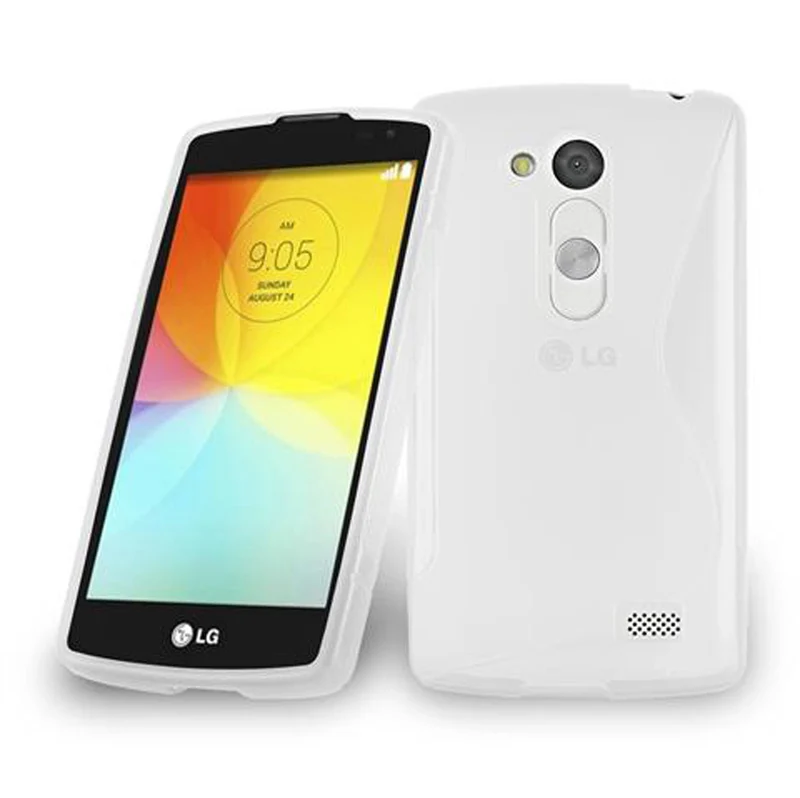 Cadorabo Hülle kompatibel mit LG L FINO Schutzhülle aus flexiblem TPU Silikon