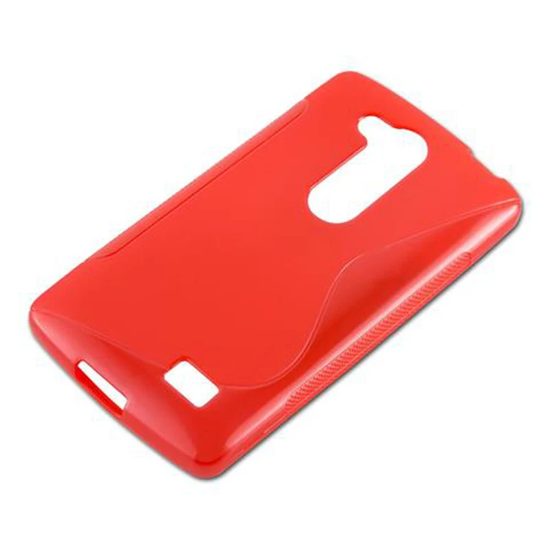 Cadorabo Hülle kompatibel mit LG L FINO Schutzhülle aus flexiblem TPU Silikon