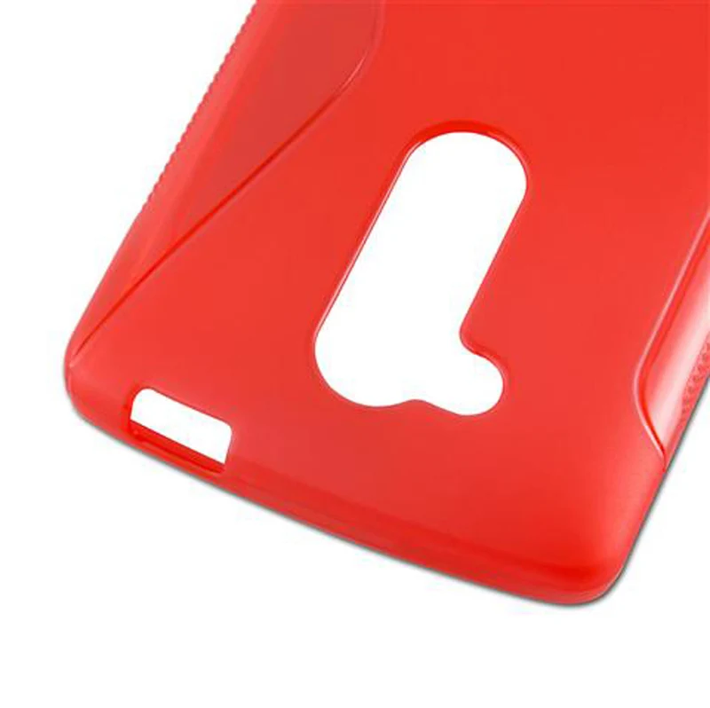 Cadorabo Hülle kompatibel mit LG L FINO Schutzhülle aus flexiblem TPU Silikon