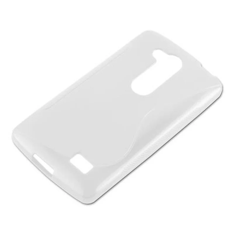 Cadorabo Hülle kompatibel mit LG L FINO Schutzhülle aus flexiblem TPU Silikon