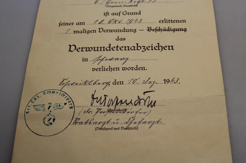Zertifiziert für Wunden dritter Klasse