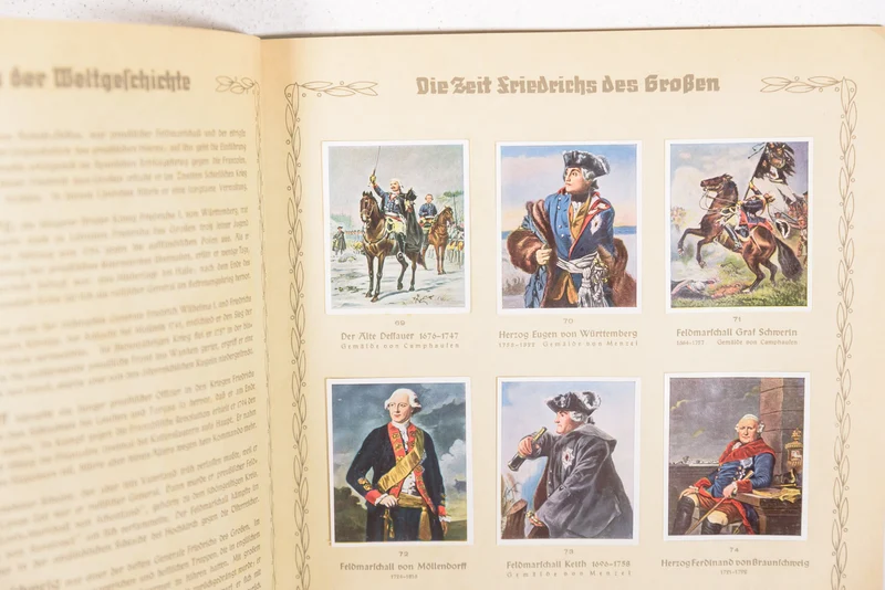 Stickeralbum „Die Grosse der Weltgeschichte“.