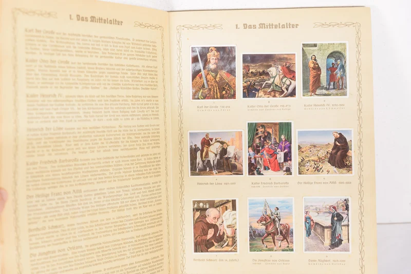 Stickeralbum „Die Grosse der Weltgeschichte“.