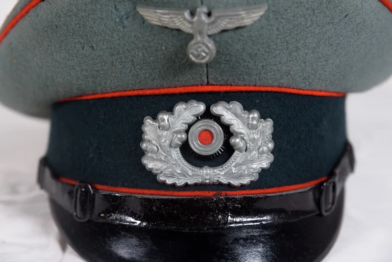 Schirmmütze Truppe/Unteroffizier Heer Artillerie 2. WK